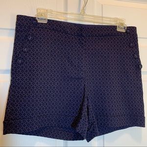Maurices Purple and Black Shorts size 16